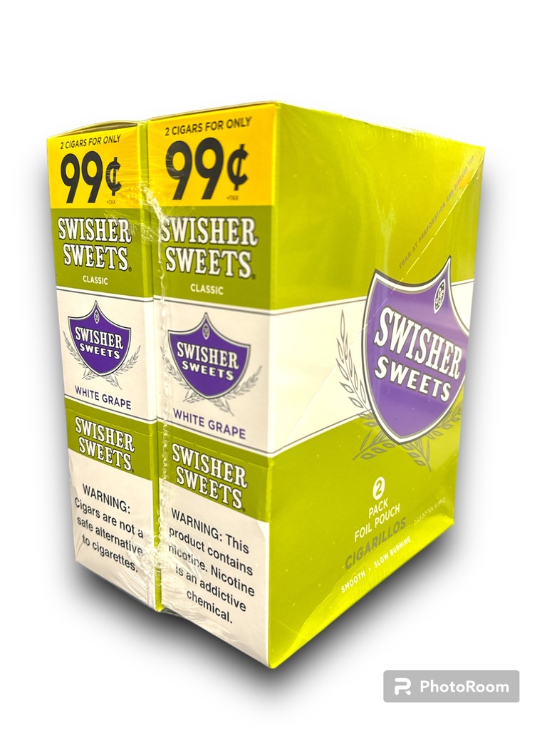 Swisher Sweets Classic Cigarillos 2/99 (30Ct) Box