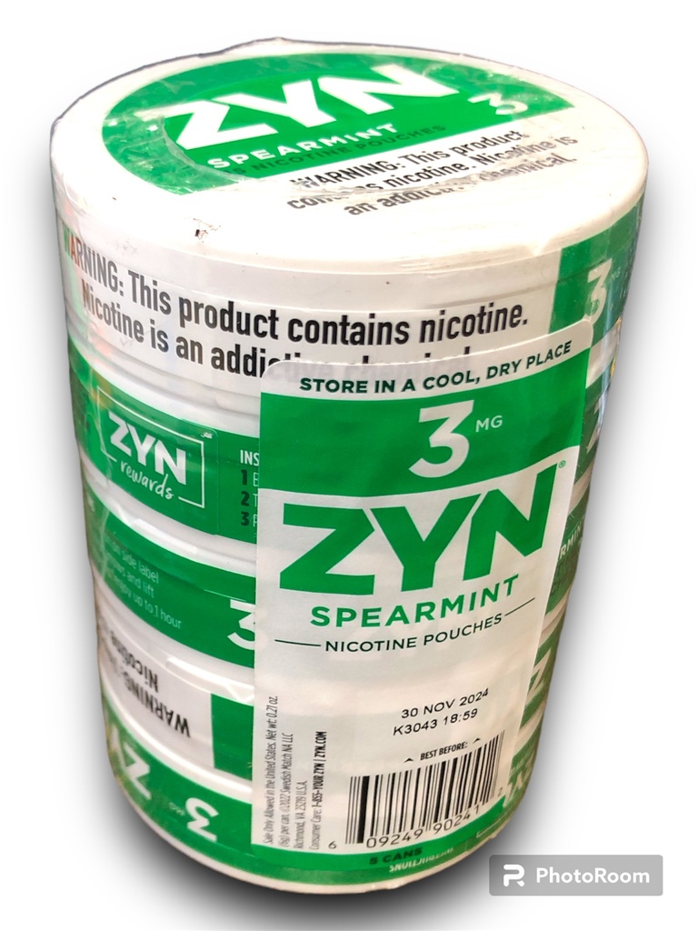 Zyn Tobacco-Free (3mg) (5Ct) Cans