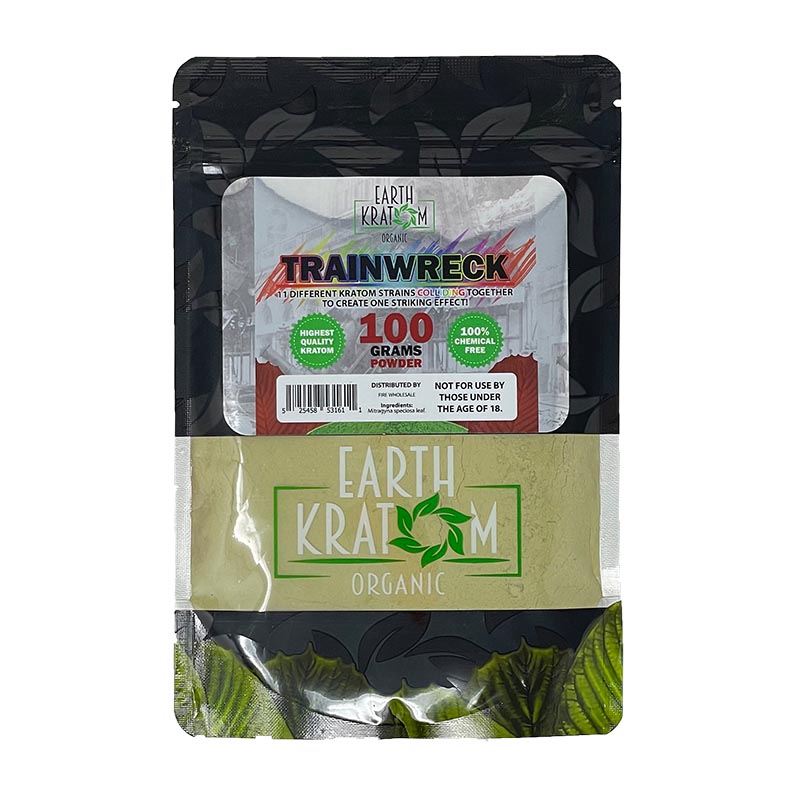 Earth Kratom Trainwreck 100G Kratom Powder