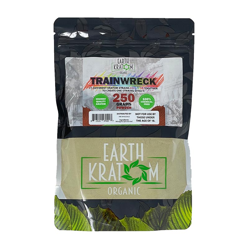 Earth Kratom Trainwreck 250G Kratom Powder